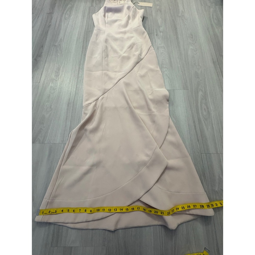 Keepsake The Label Maxi Dress Women Pink Halter Neck Tulip Wrap Size 6 NWT - Picture 11 of 16